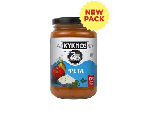 Kyknos Premium Greek Tomato Sauce with Feta 425g