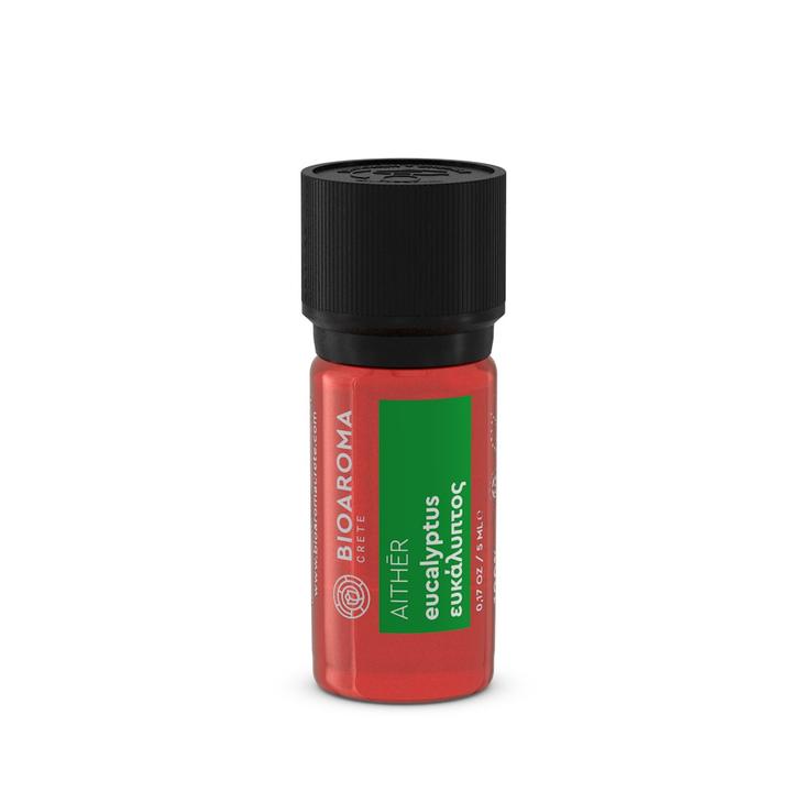 Bioaroma Crete Aither Organic 100% Pure Essential Oil Eucalyptus 5ml