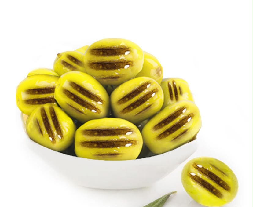 Grilled Greek Green Olives kg