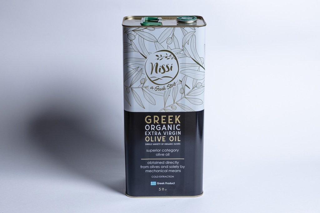 Nissi Organic Extra Virgin Olive Oil Single Variety - 5L